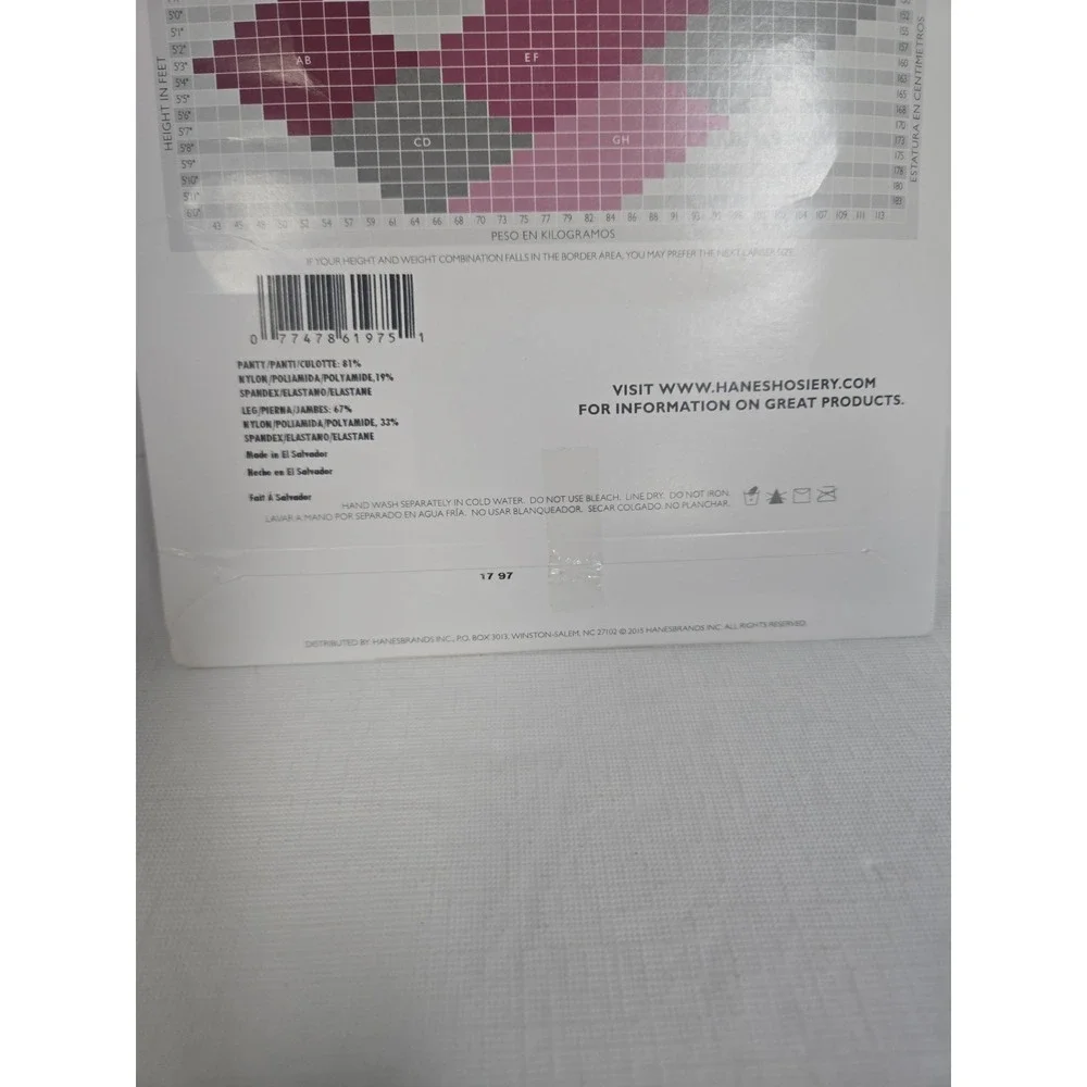 Hanes Silk Reflections Ultra Sheer Toeless Control Top Pantyhose 0B376 Size IJ